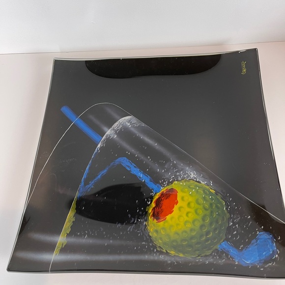 Glass Tray by Michael Godard “Fore” - Picture 6 of 12